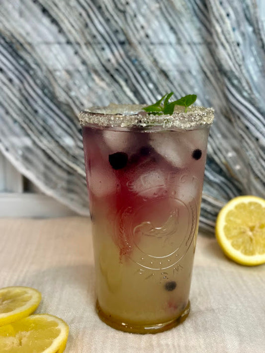 Blueberry Lemon Ginger Spritz