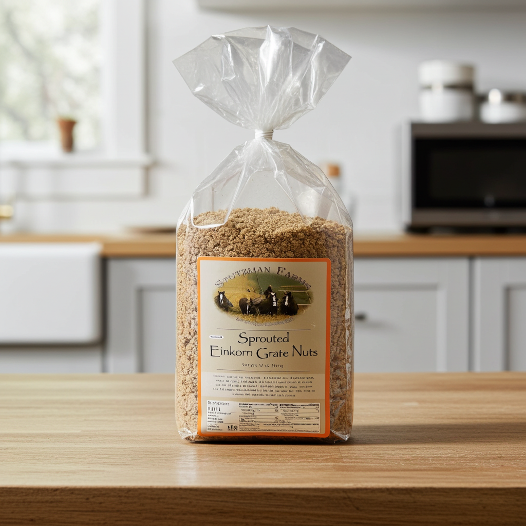 Stutzman Farms Sprouted Einkorn Grate Nuts (12 oz.)