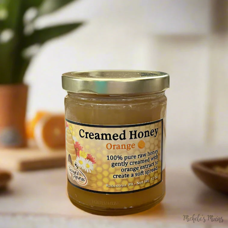 Watermarked - Backyard Apiaries Creamed Orange Honey (12 oz.)