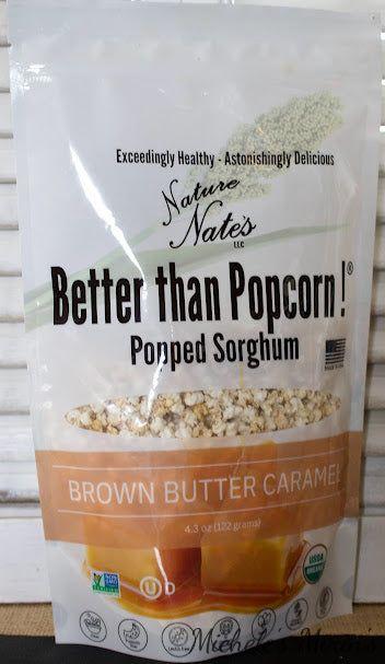 Nature Nate's Brown Butter Caramel Popped Sorghum (5 oz.)