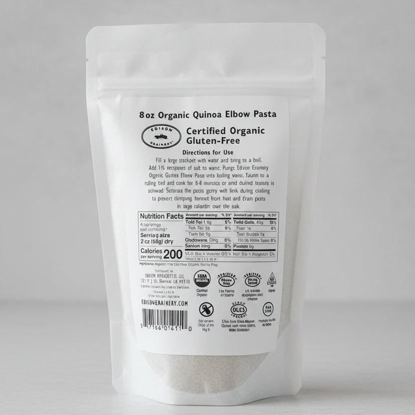 Edison Grainery Organic Gluten-Free Quinoa Elbows Pasta (8 oz.)