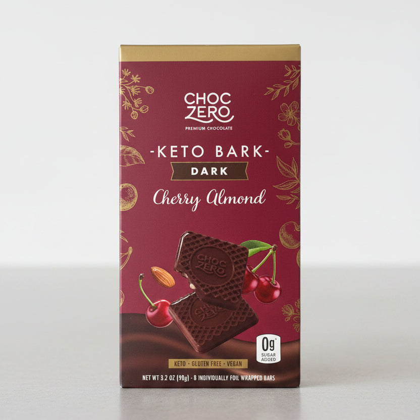 Choc Zero Dark Chocolate Cherry Almond Keto Bark
