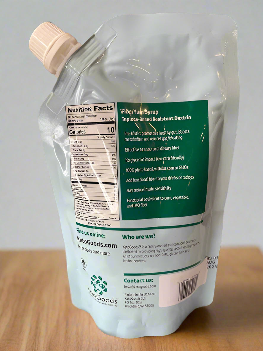 Keto Goods Fiberyum Tapioca Soluble Fiber Syrup (1 lb.)