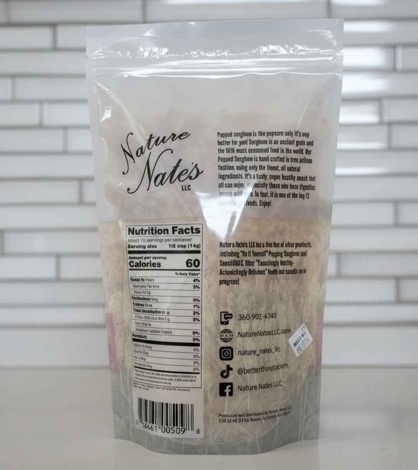 Nature Nate's Popped Sorghum Rosemary & Garlic (5 oz.)