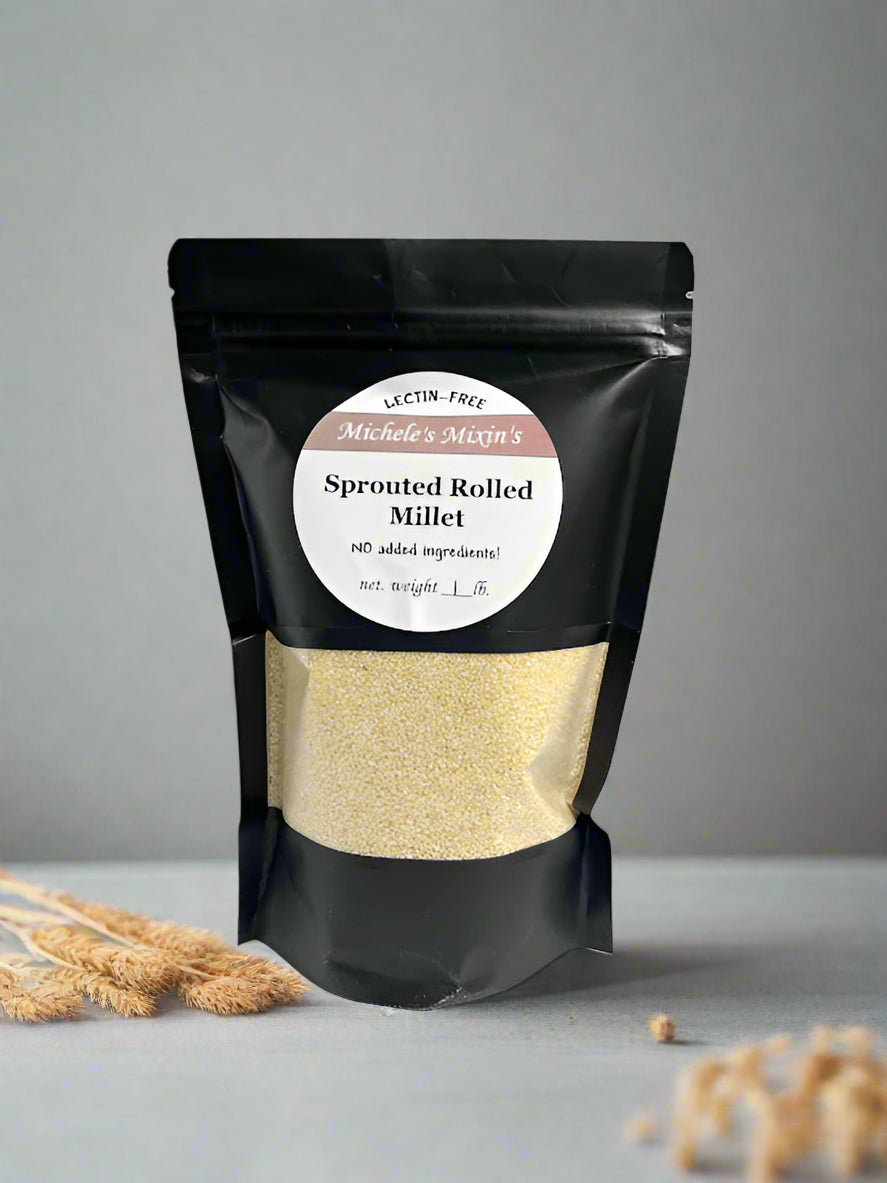 Sprouted Rolled Organic Millet (1 lb.)
