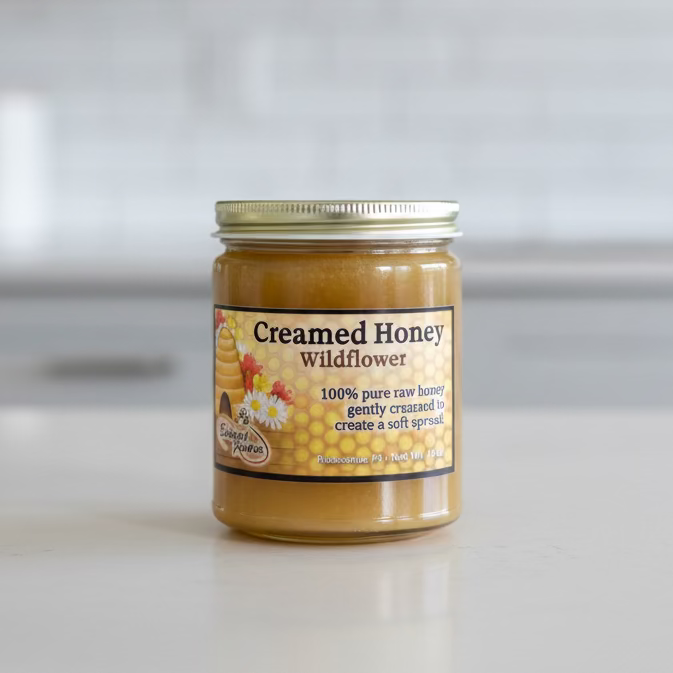 Backyard Apiaries Creamed Wildflower Honey (12 oz.)