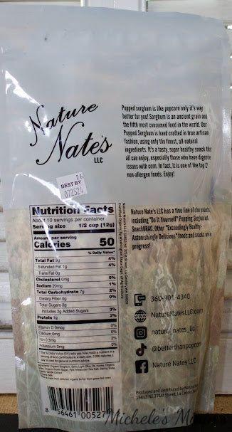 Nature Nate's Brown Butter Caramel Popped Sorghum (5 oz.)