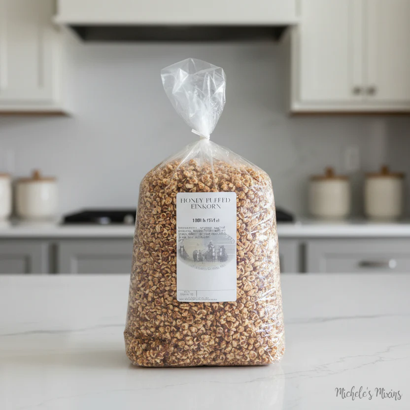Watermarked - Stutzman Farms Honey Puffed Einkorn