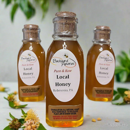 Watermarked - Backyard Apiaries Pure & Raw Local Honey (8 oz.)