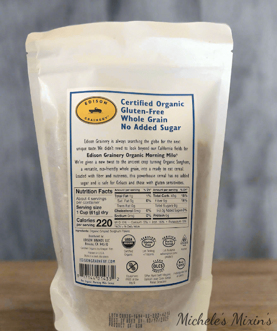 Edison Grainery Organic Morning Milo Sorghum Cereal (8 oz.)
