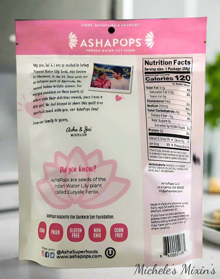 AshaPops Himalayan Pink Salt Superfood Snack (1 oz.)