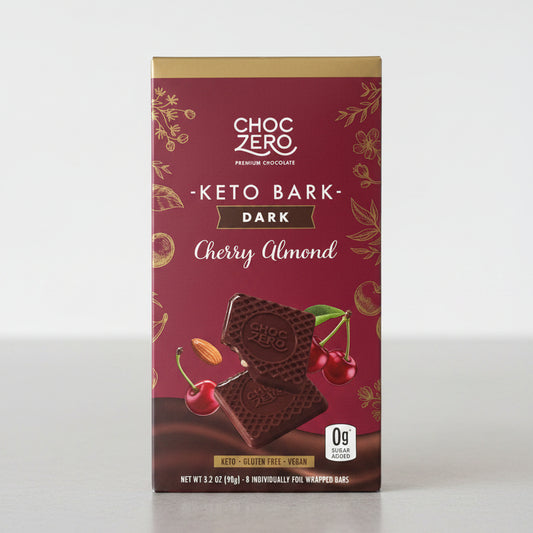 Choc Zero Dark Chocolate Cherry Almond Keto Bark