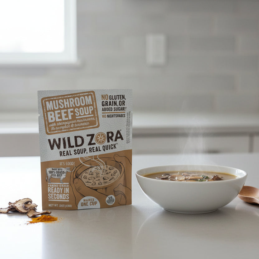 Wild Zora Mushroom Beef Soup (.5 oz.)