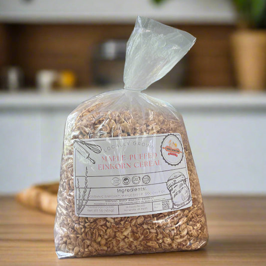 Country Gourmet Foods Organic Maple-Puffed Einkorn Cereal, Locally Grown (1 lb.)