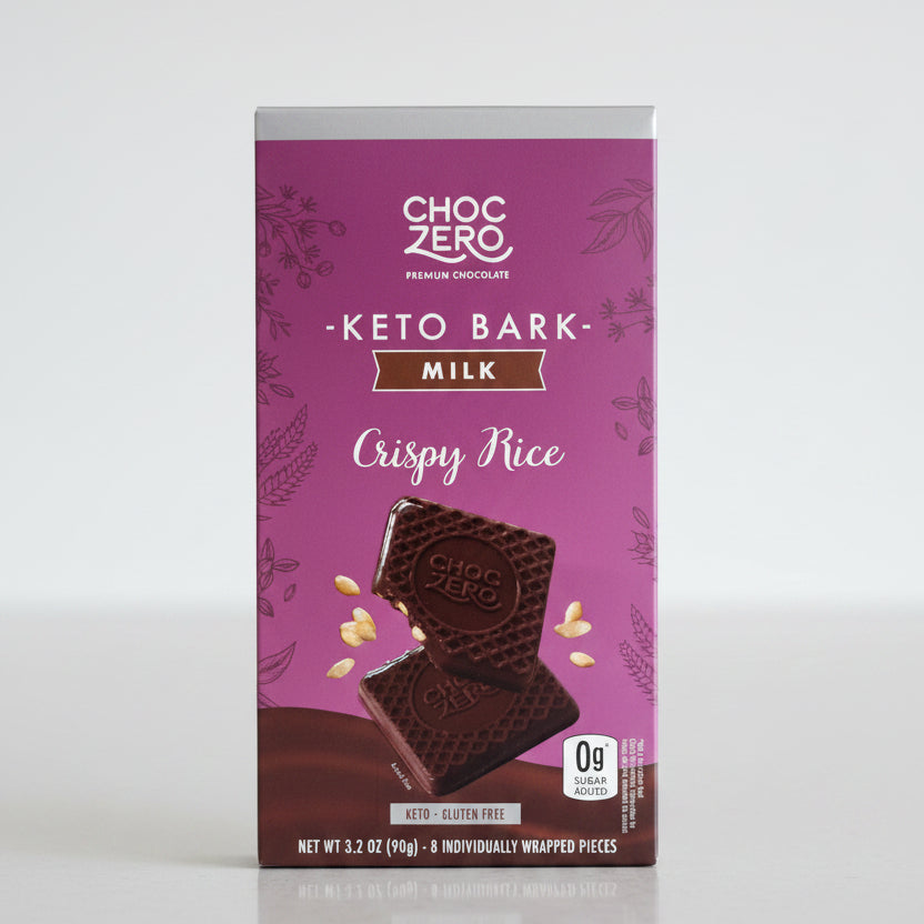 Choc Zero Milk Chocolate Crispy Rice Keto Bark