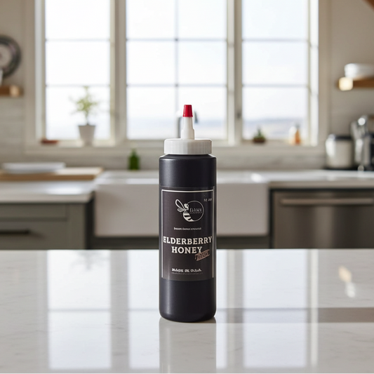 Firebee Elderberry Raw Honey (12.9 oz.)