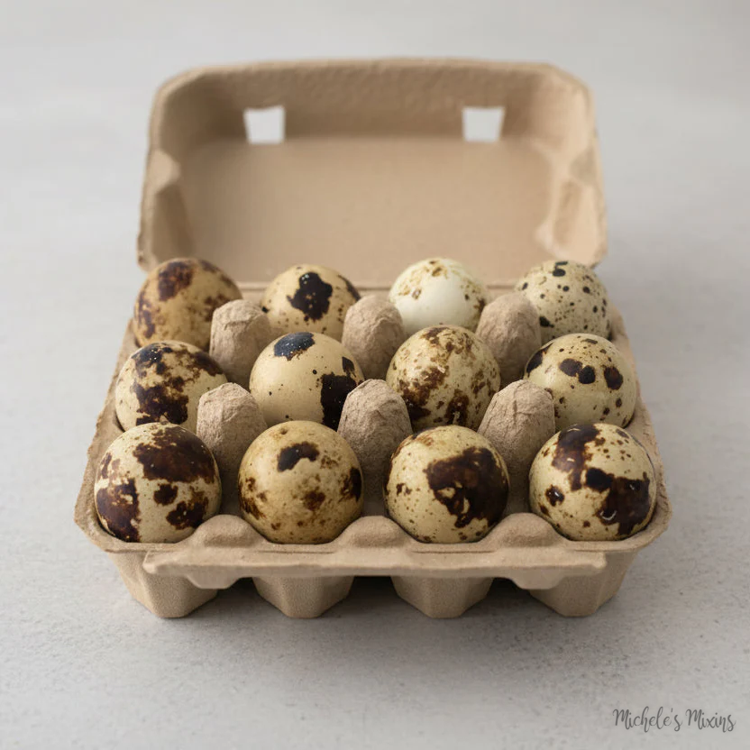 Watermarked - Quail Eggs - GMO, Soy, & Chemical-Free