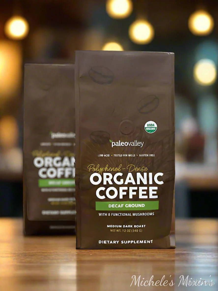 Watermarked - Paleo Valley Organic Ground Decaf Coffee (10 oz.)